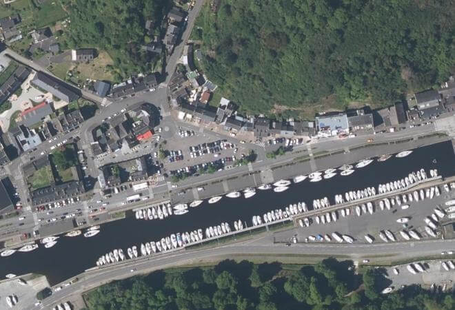 Vue aérienne Marché du Légué, Plérin