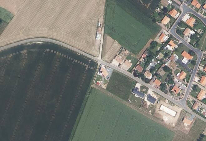 Vue aérienne Marché Frais, Basses