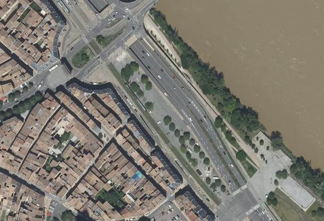 Vue aérienne Marché Neuf, Bordeaux