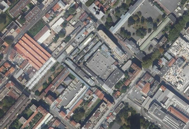 Vue aérienne Marché Paul Bert, Saint-Ouen-sur-Seine