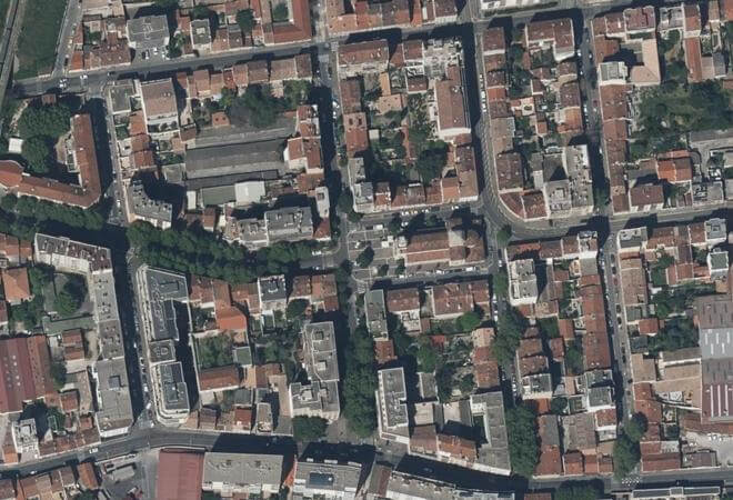 Vue aérienne Marché Pol Lapeyre, Marseille