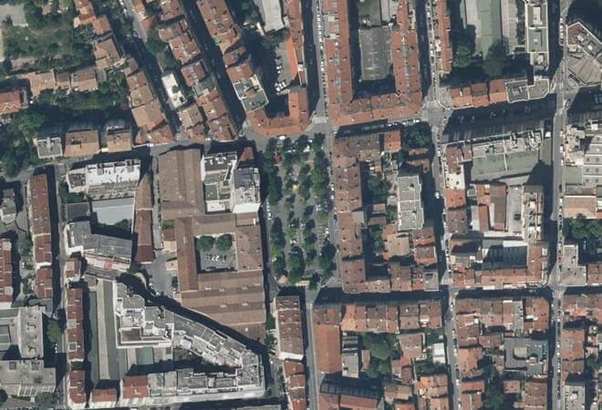 Vue aérienne Marché Sébastopol, Marseille
