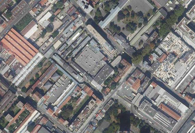 Vue aérienne Marché Serpette, Saint-Ouen-sur-Seine