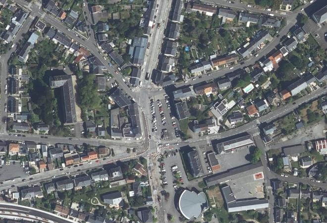 Vue aérienne Pertuischaud, Saint-Nazaire