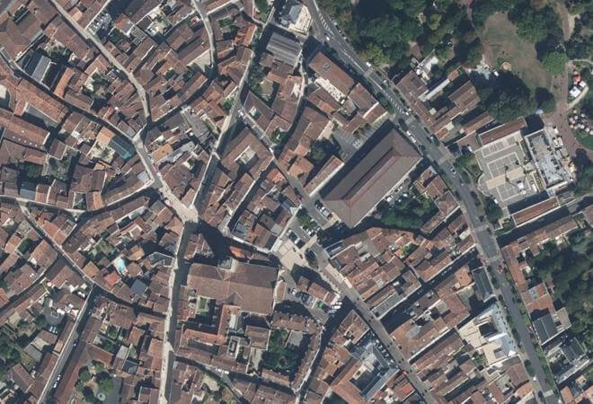 Vue aérienne Ruche Cognac, Cognac